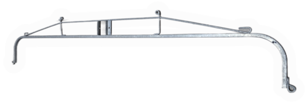 Estrutura em T para bardos de Kiwis com comprimento 2,40m com tubo quadrado 20X20 mm