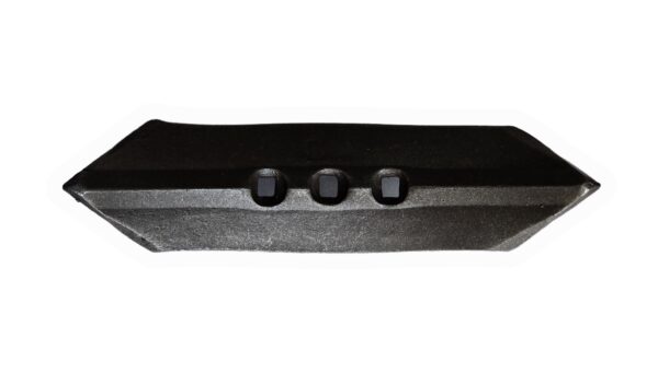 Bico para Escarificador 35 C  Com Nervo 3 Furos - 90X350 mm. Espessura 8 mm.