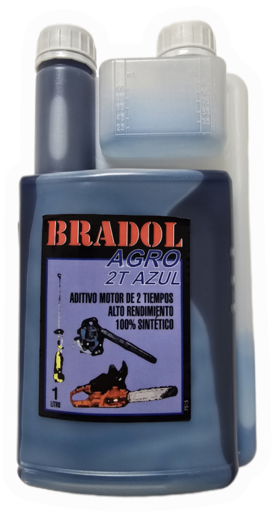 Bradol Agro 2T Azul Doseador 1L.