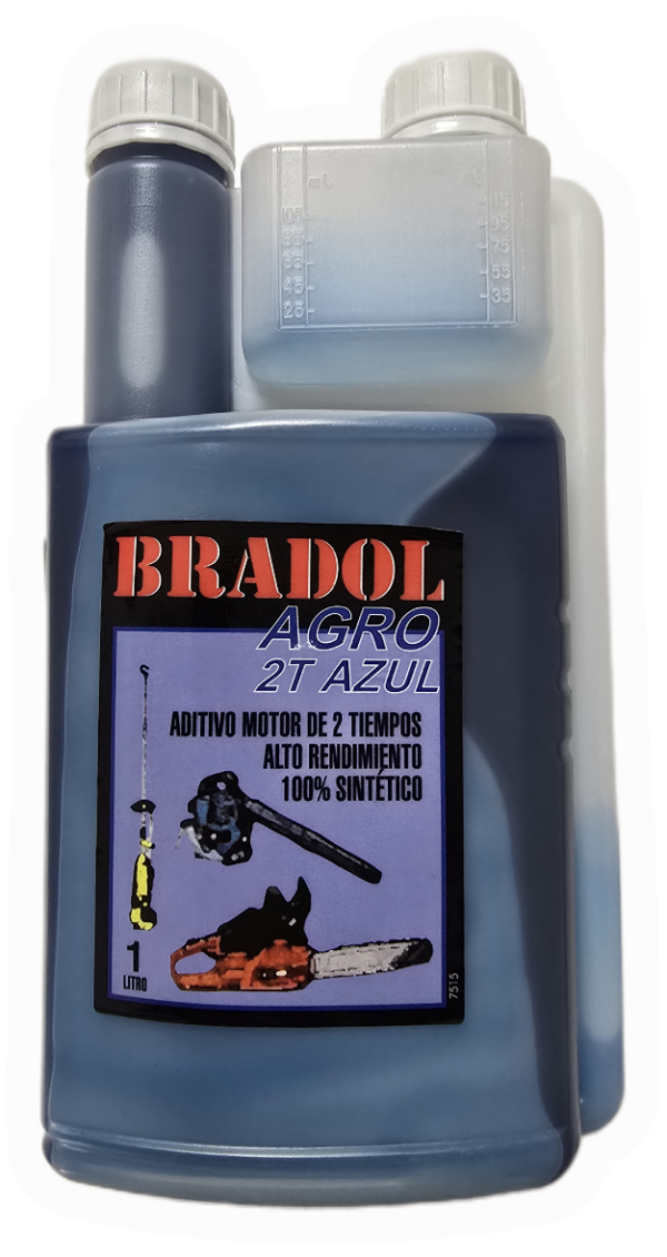 Bradol Agro 2T Azul Doseador 1L.