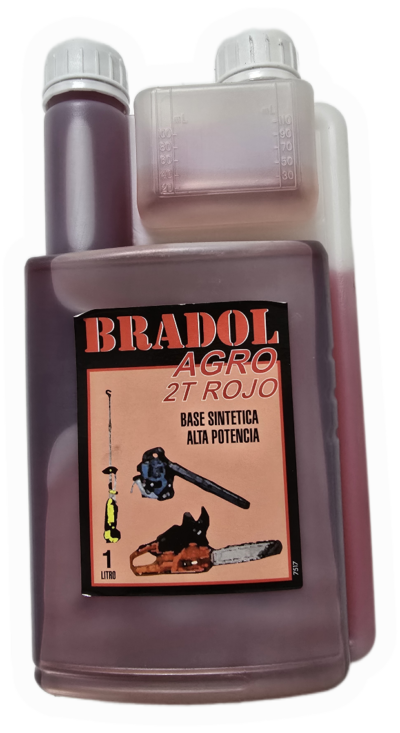 Bradol Agro 2T Vermelho Doseador 1L.