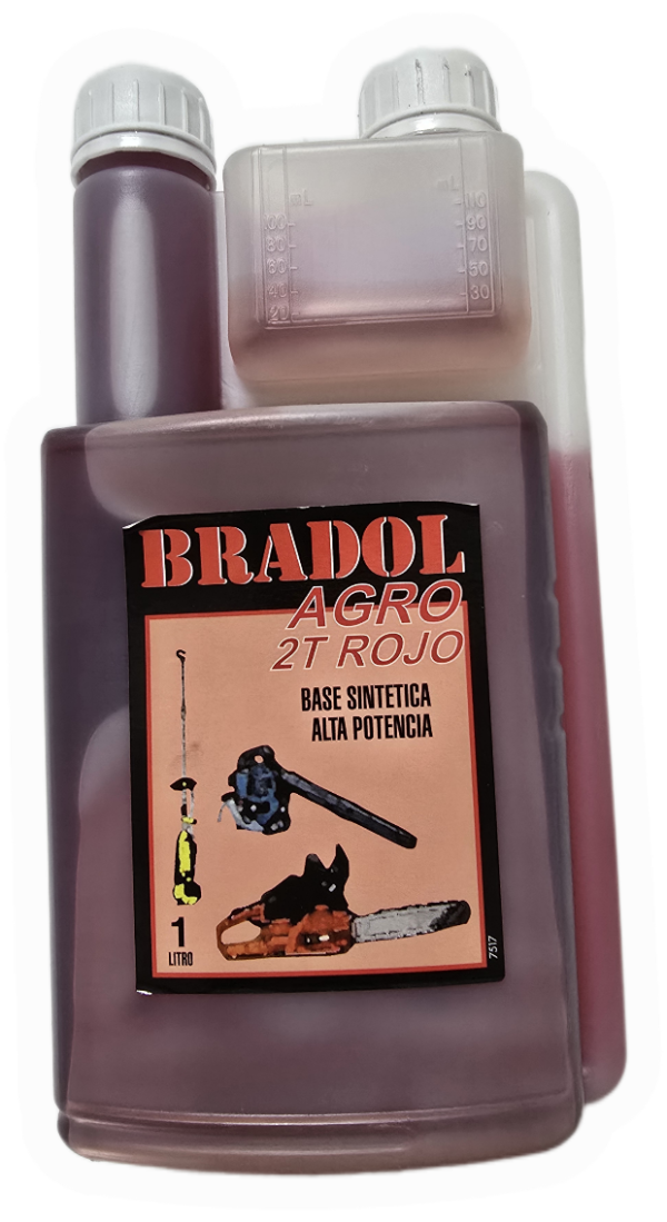 Bradol Agro 2T Vermelho Doseador 1L.