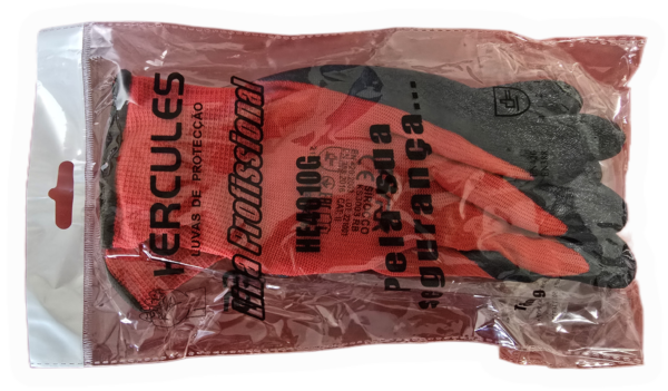 Luva Pol. Látex Vermelha nº9